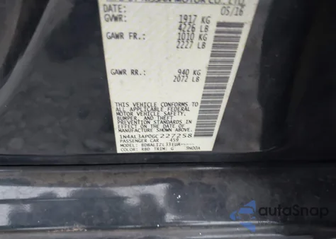 2016 Nissan Altima 2.5/2.5 S/2.5 Sl/2.5 Sr/2.5 Sv from USA, damaged, VIN 1N4AL3AP0GC227258